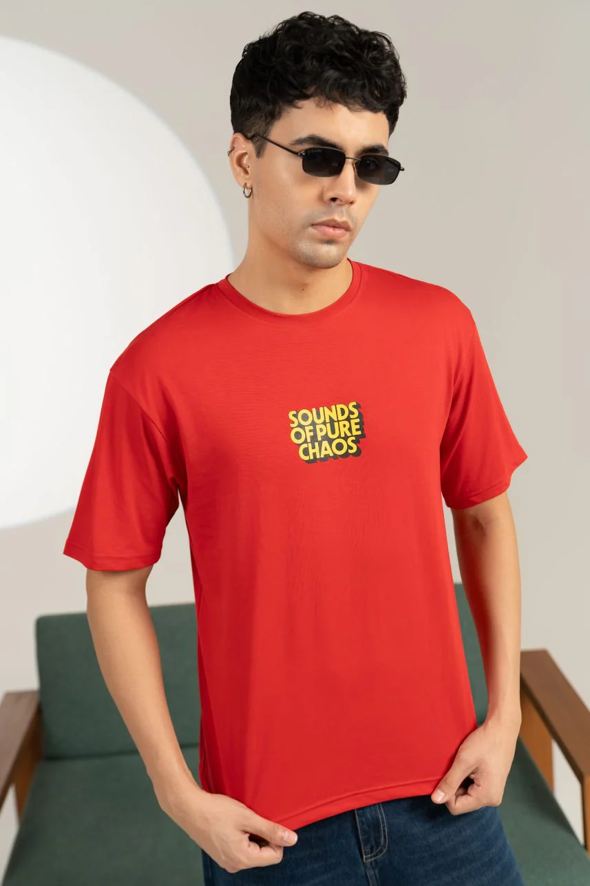 BANG BANG GLORY Printed Graphic Oversized Tee - Image 4