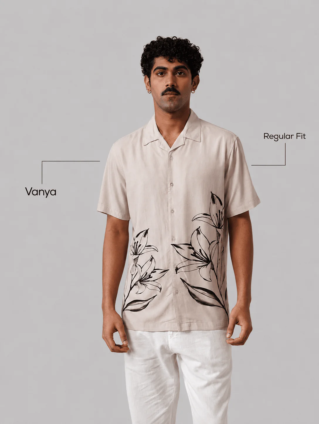 Vanya - Regular Fit, Half Sleeve Shirt - Image 4