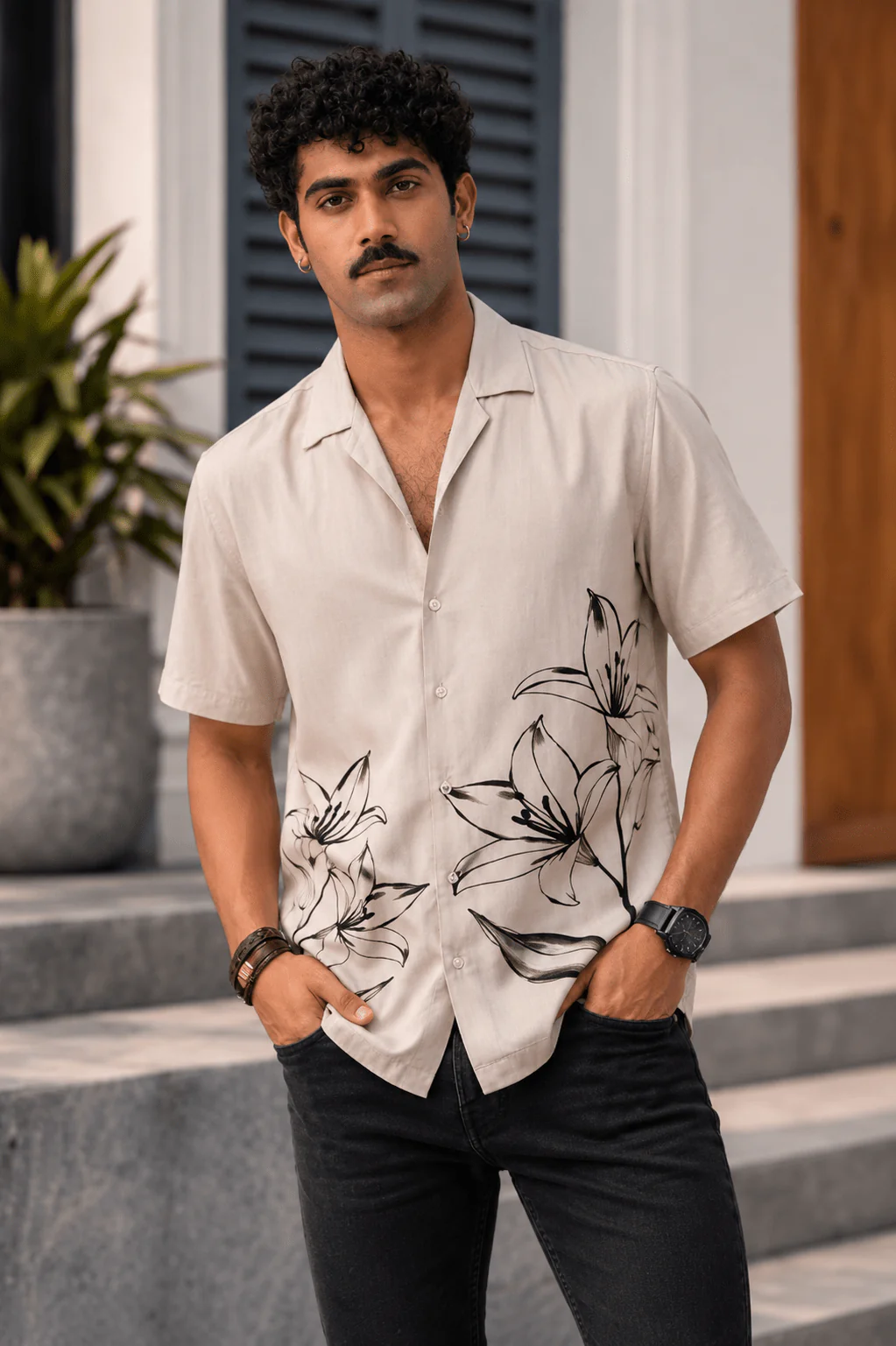 Vanya - Regular Fit, Half Sleeve Shirt - Image 6