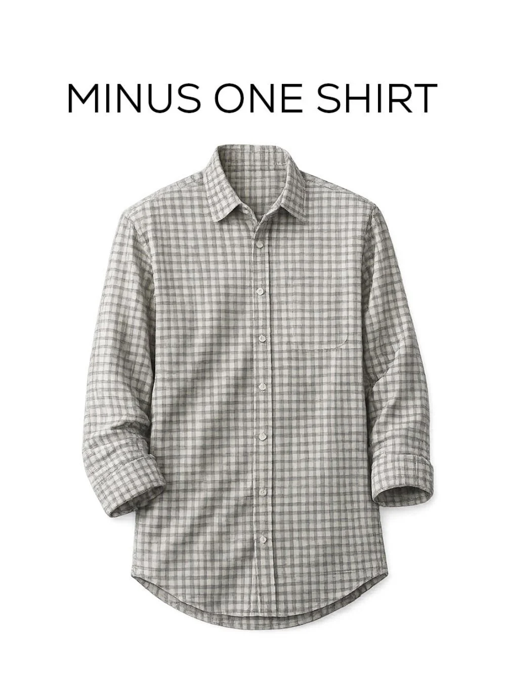 Black & White Checkered Viscose Cotton Shirt – Regular Fit, Full Sleeves - Image 2