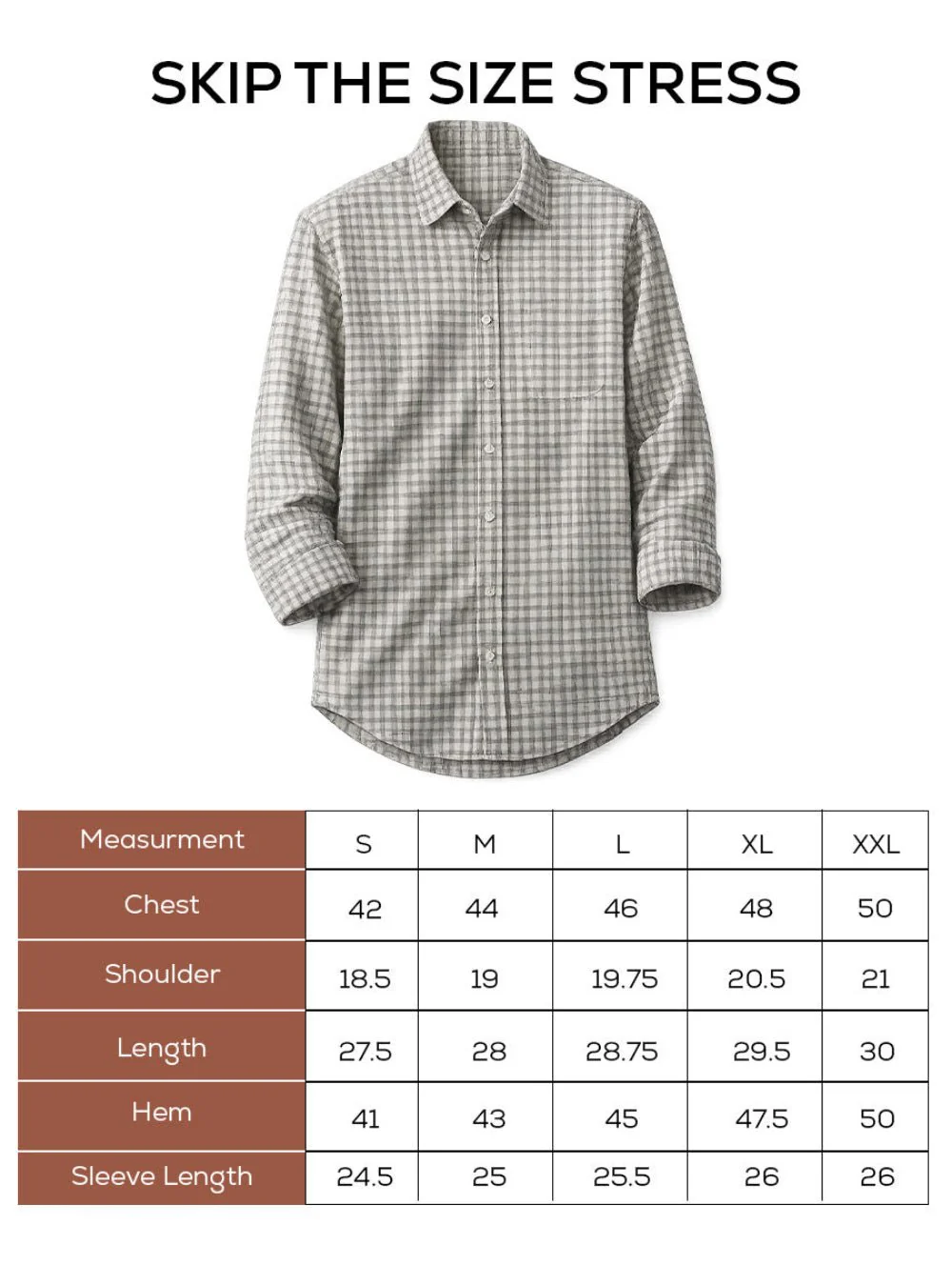 Black & White Checkered Viscose Cotton Shirt – Regular Fit, Full Sleeves - Image 5