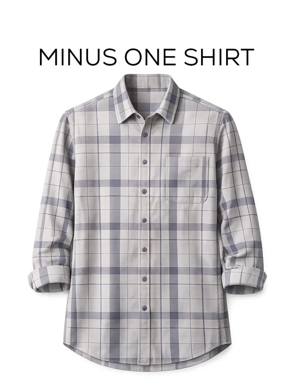 Blue Checkered Cotton Shirt – Regular Fit, Full Sleeves - Image 2