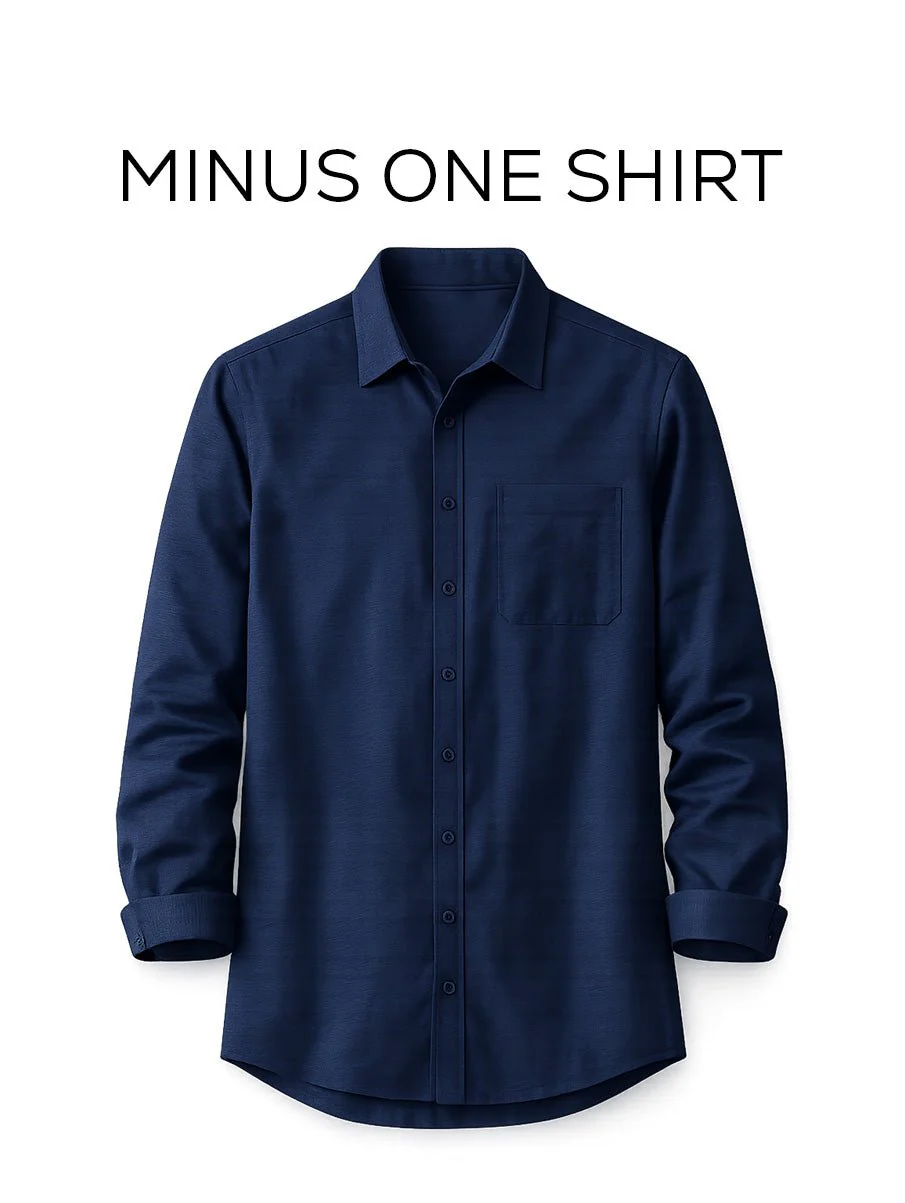Blue Checked Cotton Shirt – Regular Fit, Full Sleeves - Image 2