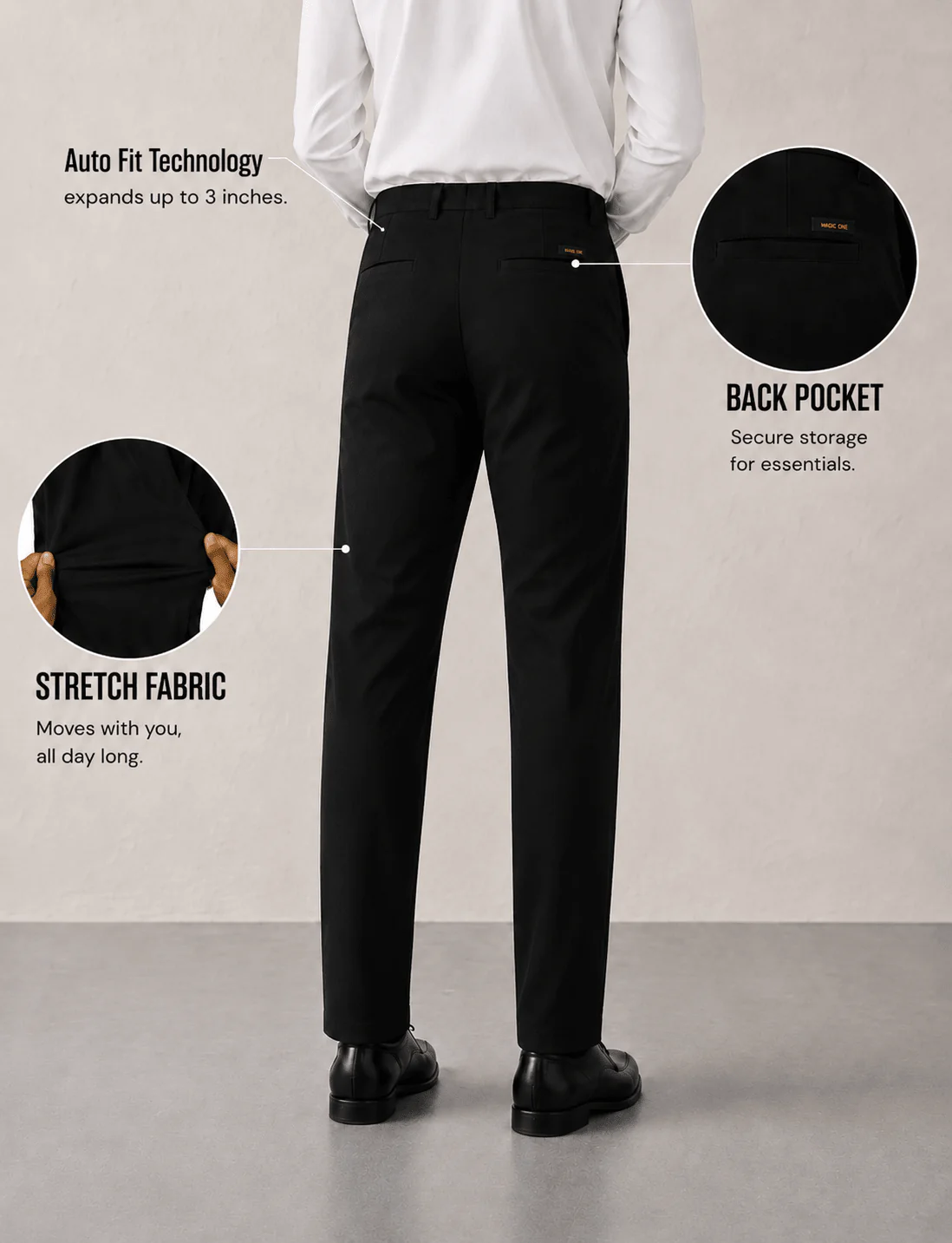 The Regular Fit Daylong Chino - Black Beast - Image 6
