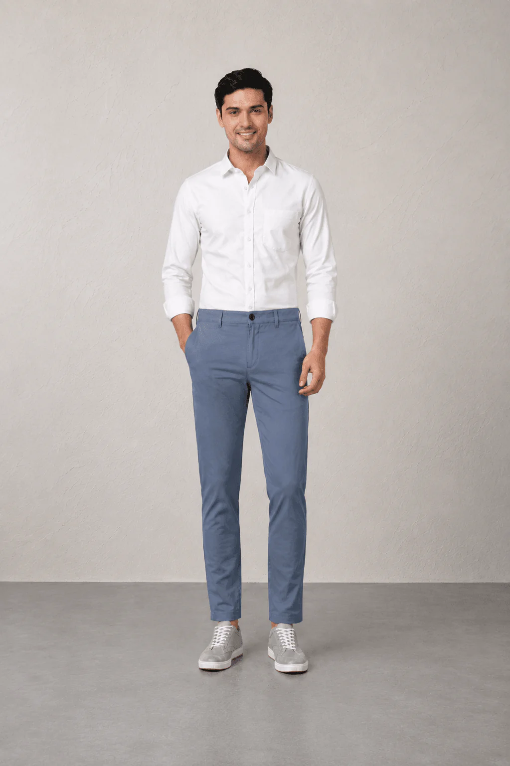 The Regular Fit Daylong Chino - Clouded Axe - Image 3