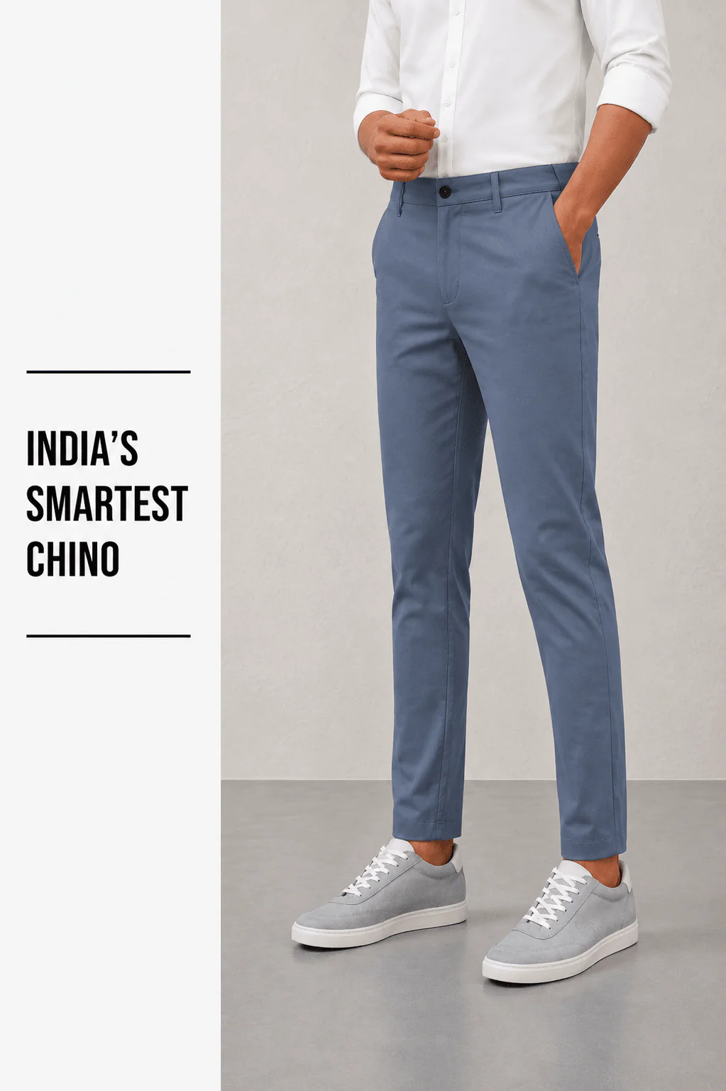 The Regular Fit Daylong Chino - Clouded Axe - Image 4
