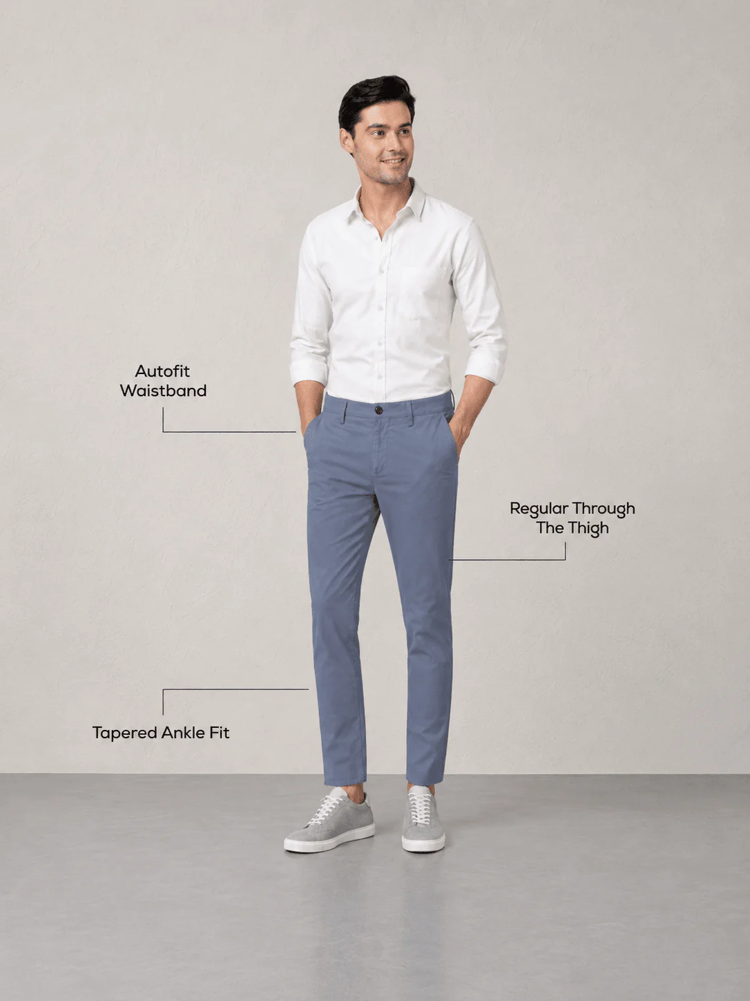 The Regular Fit Daylong Chino - Clouded Axe - Image 5