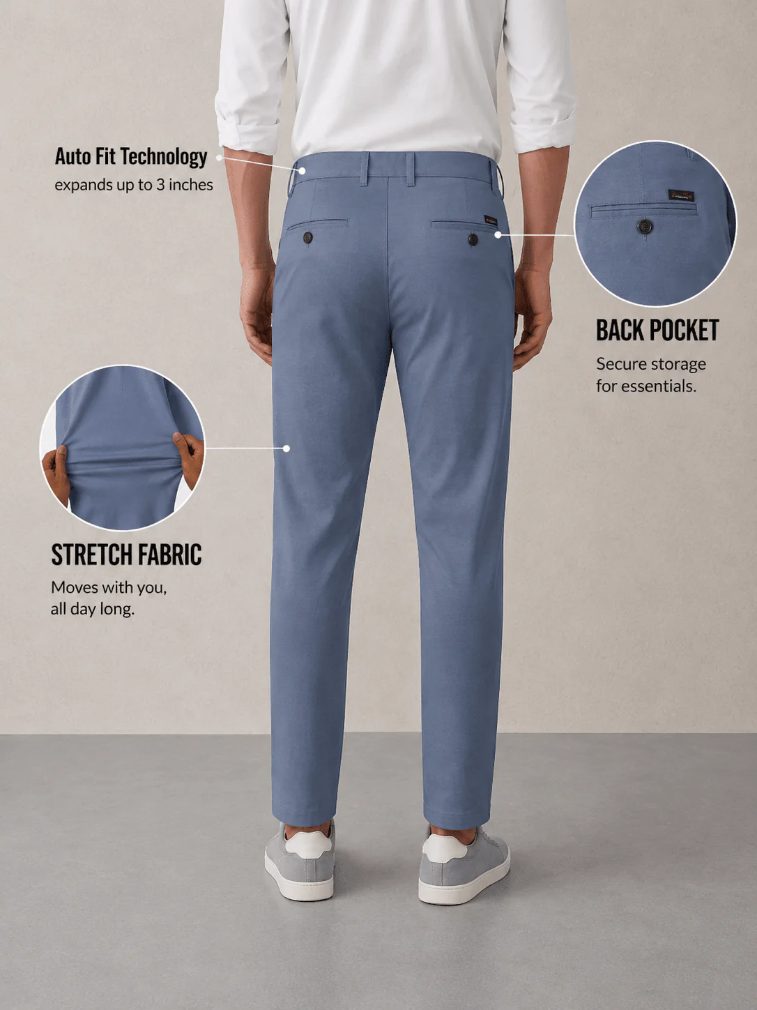 The Regular Fit Daylong Chino - Clouded Axe - Image 6