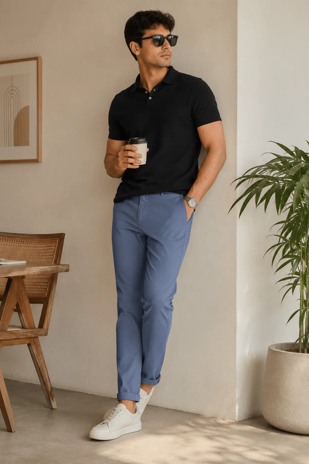 The Regular Fit Daylong Chino - Clouded Axe - Image 8