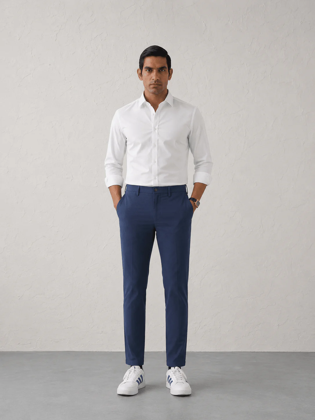 The Regular Fit Daylong Chino - Knight Blue - Image 3