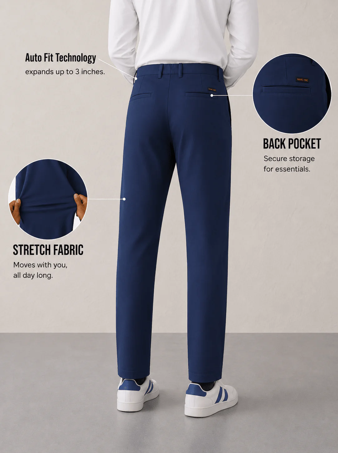 The Regular Fit Daylong Chino - Knight Blue - Image 6