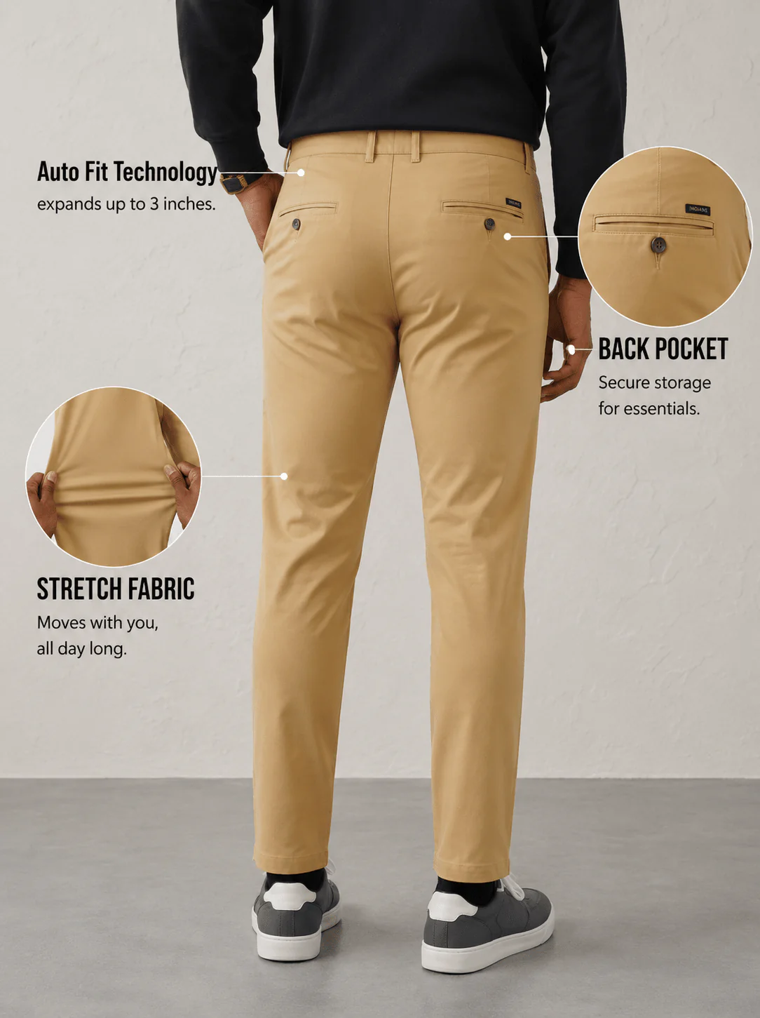 The Regular Fit Daylong Chino - Old Camel - Image 6