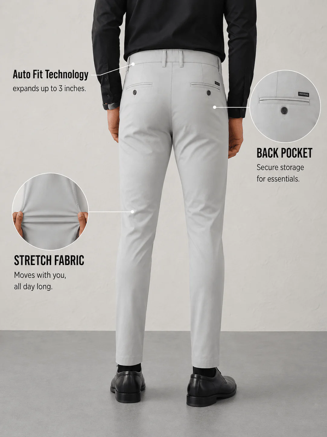 The Slim Fit Daylong Chino - Naked Elephant - Image 6