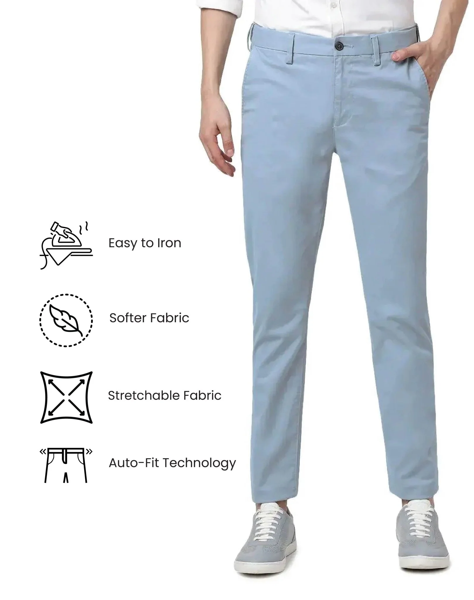 The Slim Fit Daylong Chino - About to Rain - Image 3