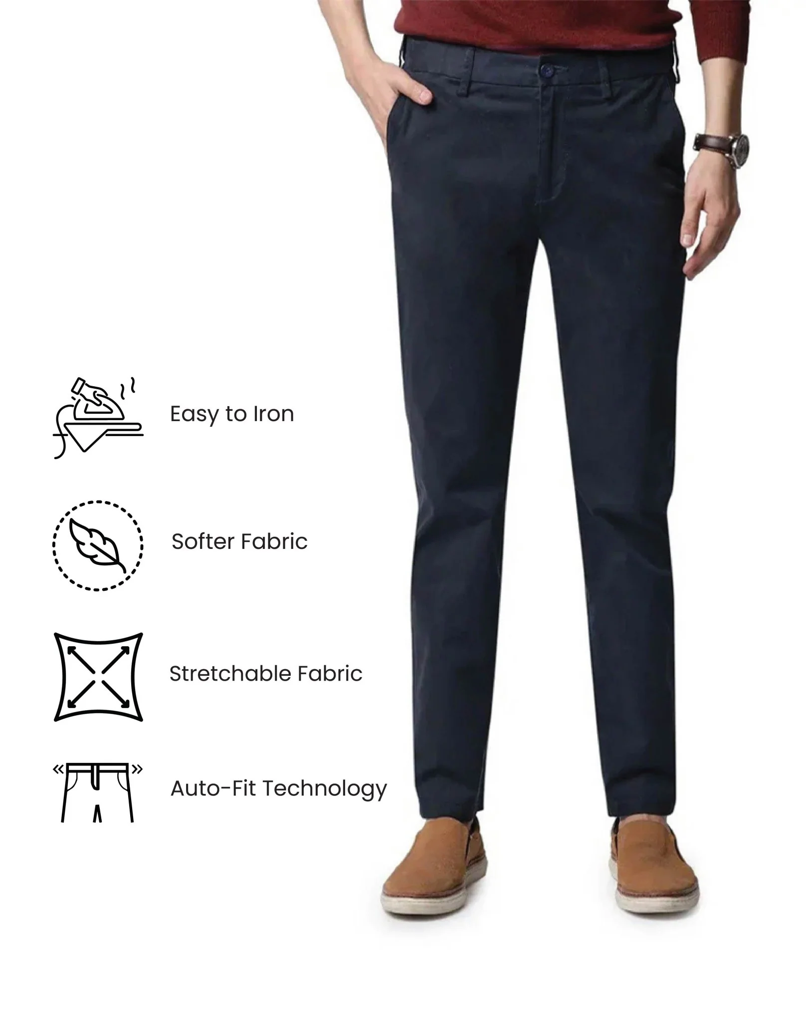 The Slim Fit Daylong Chino - Night Navy - Image 3