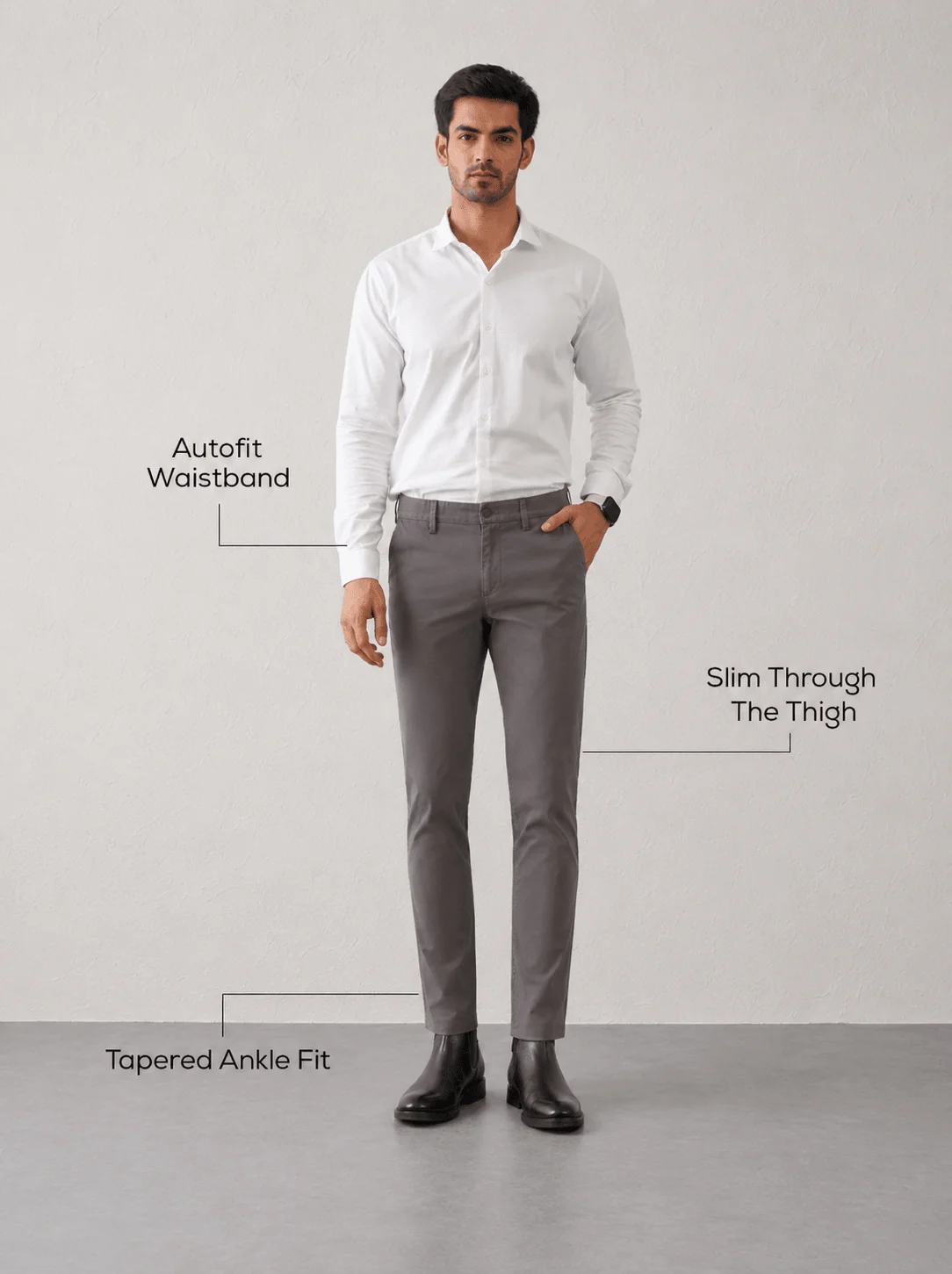The Slim Fit Daylong Chino - Stolen Hide - Image 3