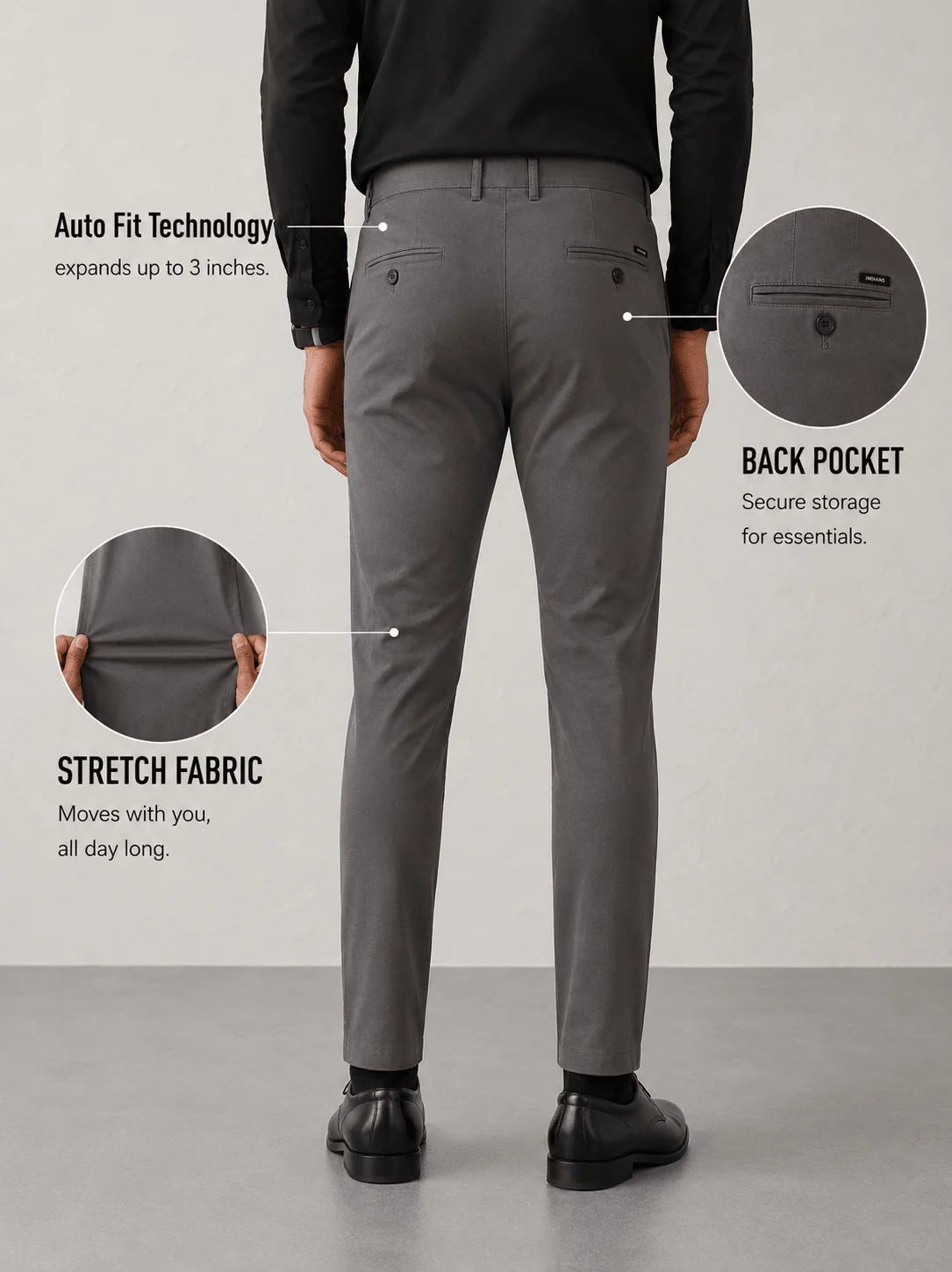 The Slim Fit Daylong Chino - Stolen Hide - Image 5