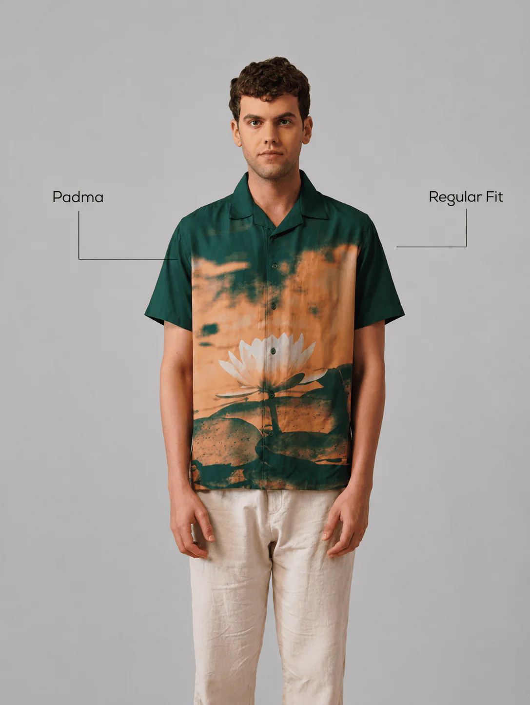 Padma – Regular Fit, Half Sleeves Shirt - Image 4
