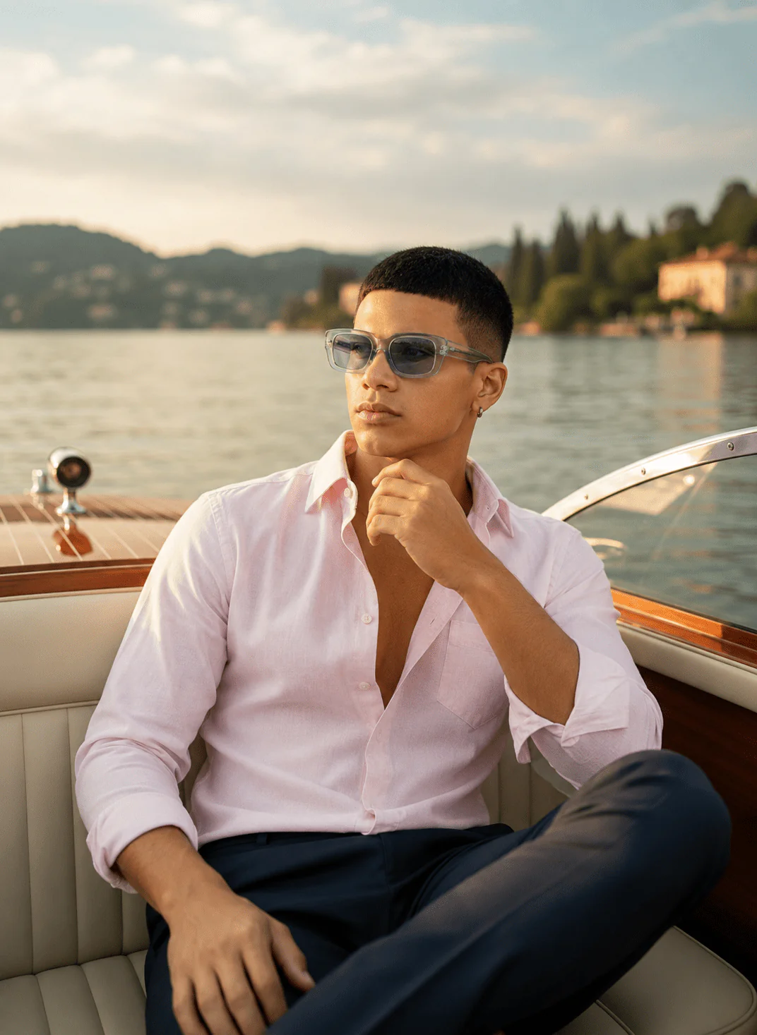Light Pink Full Sleeve Cotton Shirt β Regular Fit - Image 6