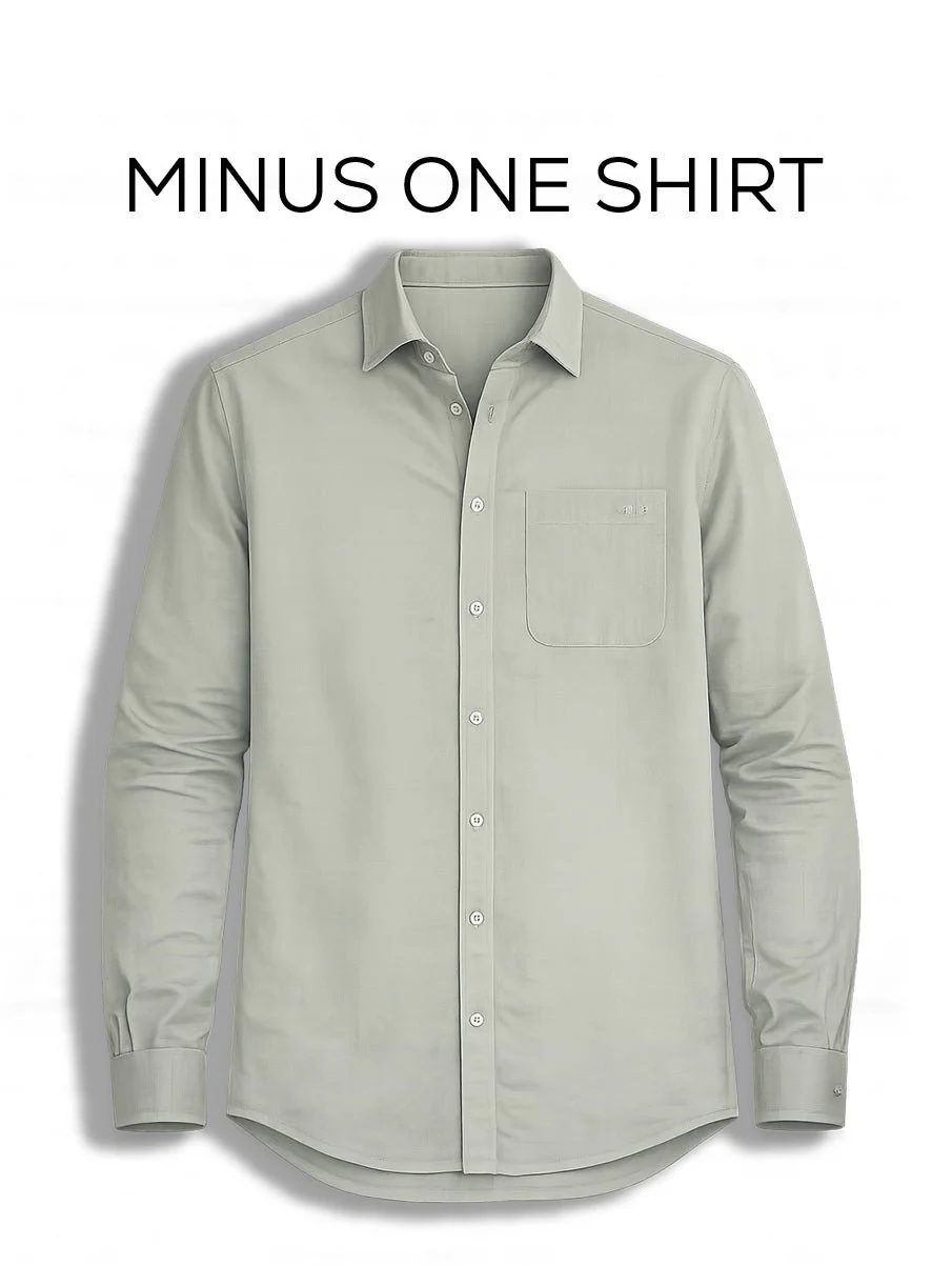 Green Tencel Shirt – Regular Fit - Image 2