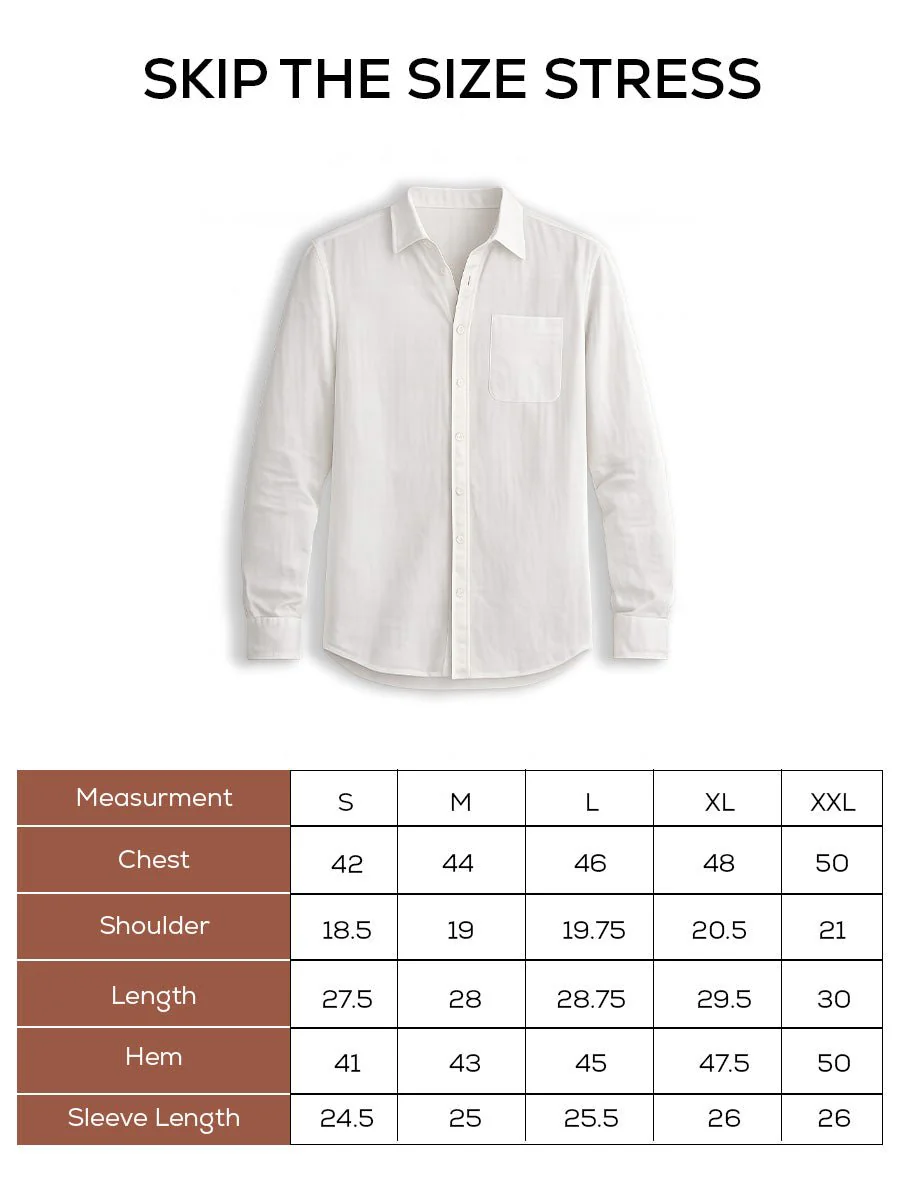 White Linen Blend Shirt – Regular Fit - Image 6