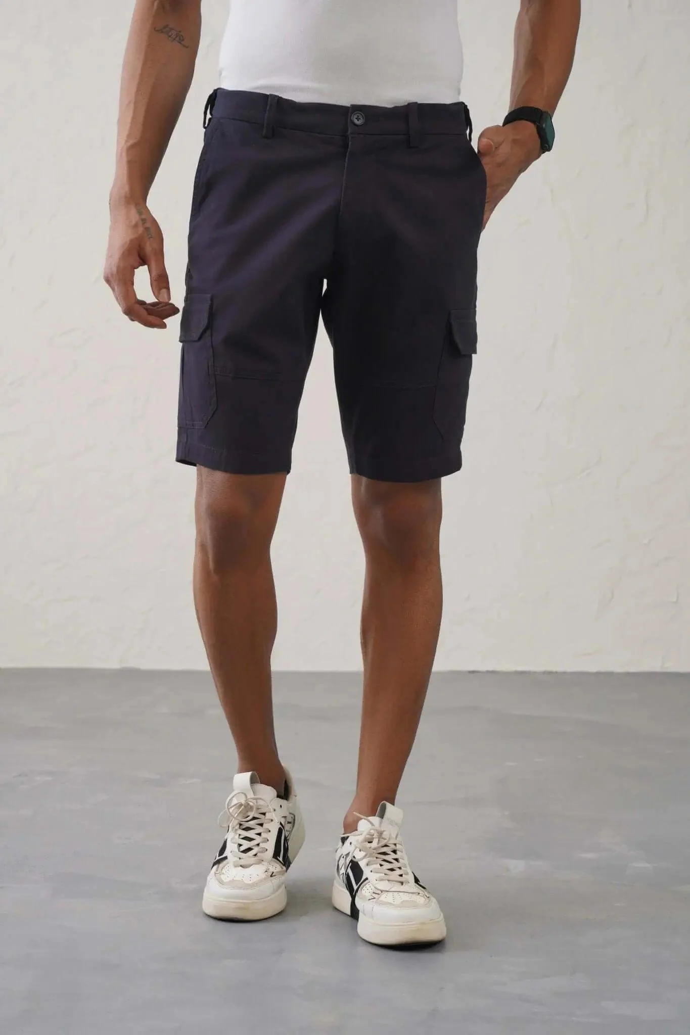 Pro Cargo Shorts - Navy - Image 6