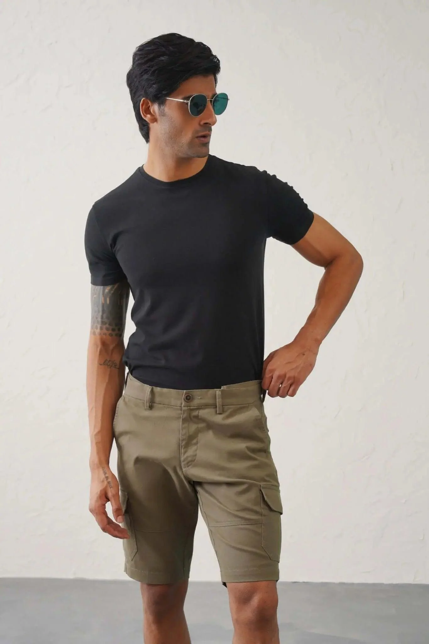 Pro Cargo Shorts - Olive - Image 5