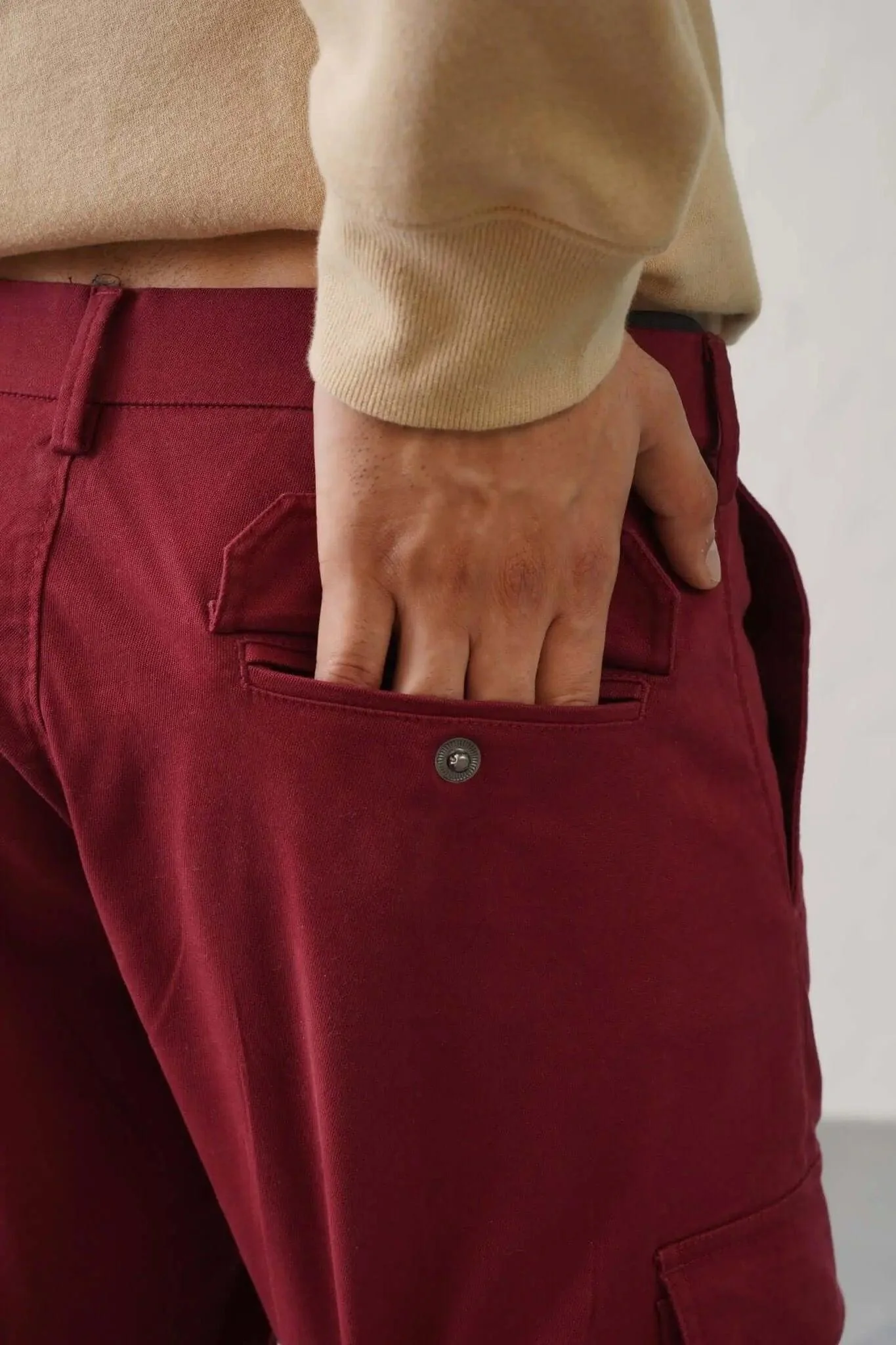 Pro Cargo Shorts - Red - Image 4