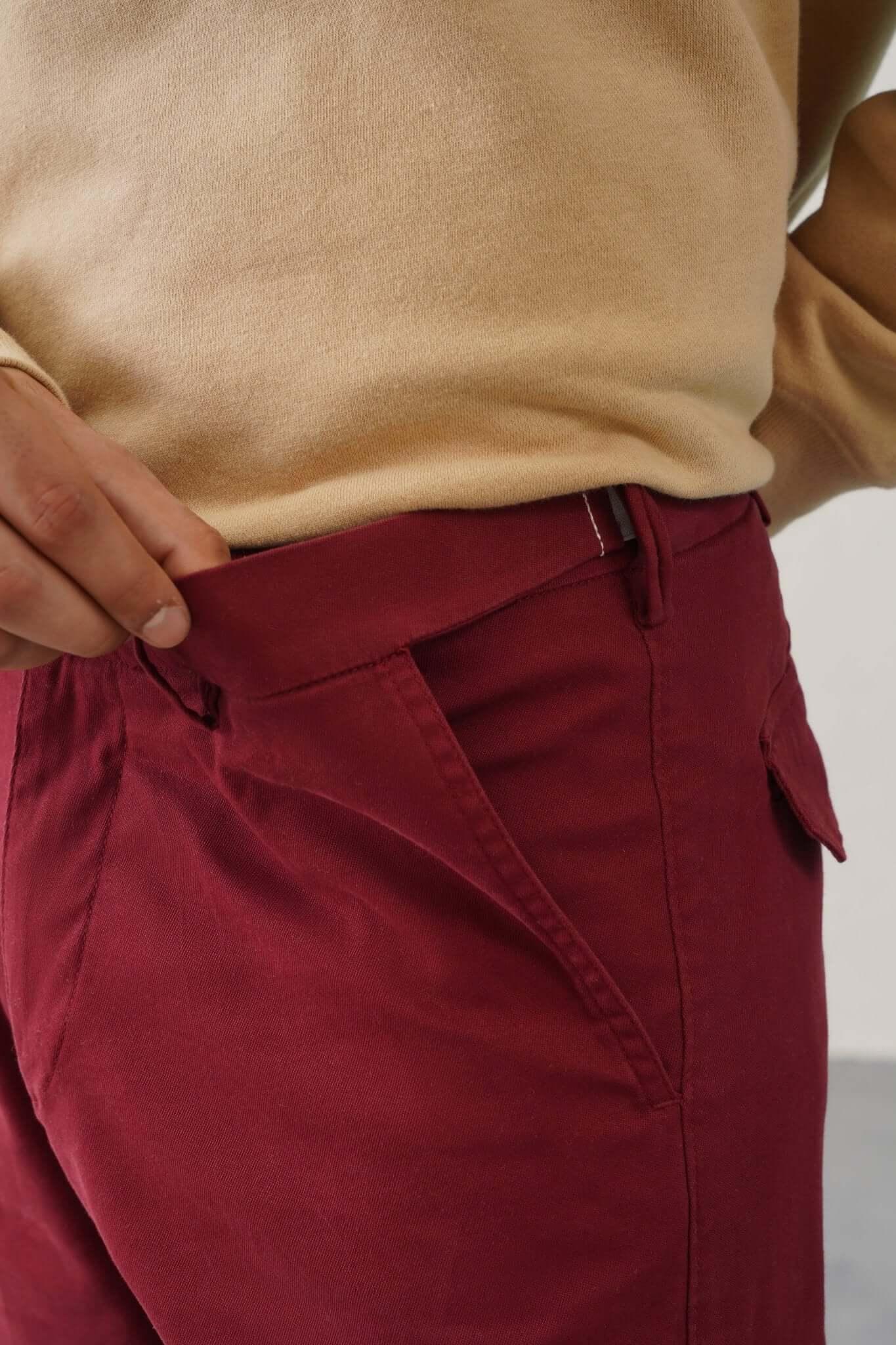 Pro Cargo Shorts - Red - Image 5