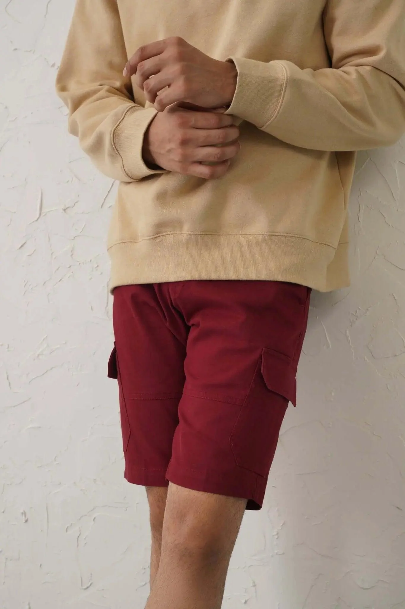 Pro Cargo Shorts - Red - Image 6