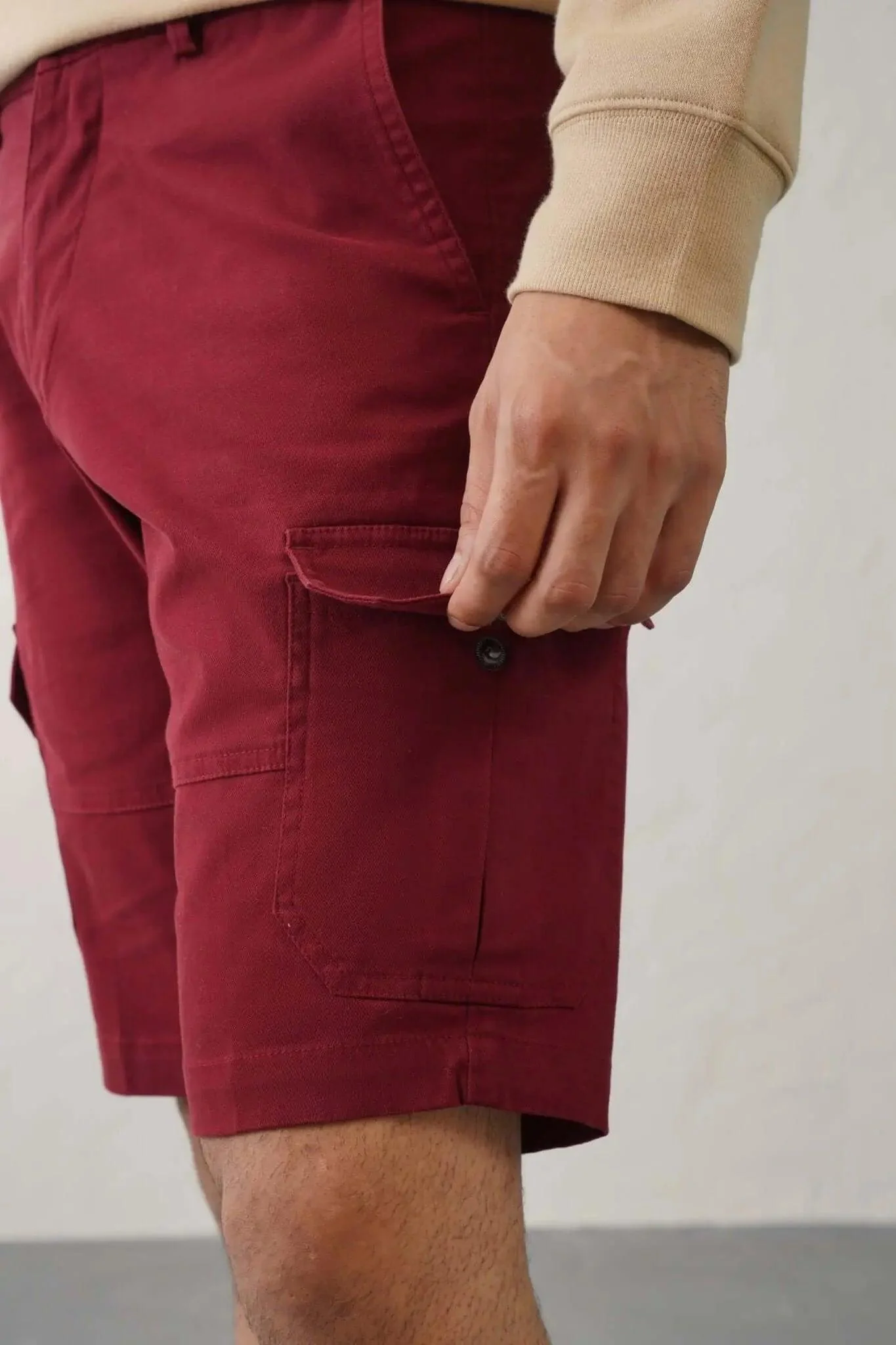 Pro Cargo Shorts - Red - Image 8
