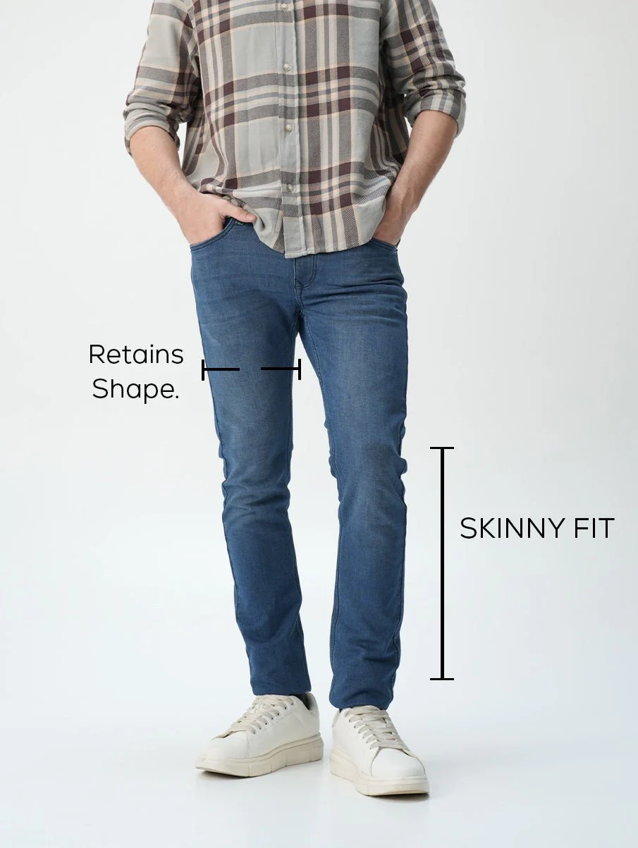 Skinny fit City Denim- Alaska Dark Blue - Image 8