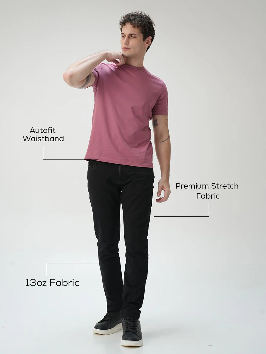 Skinny fit City Denim- Bombay Black - Image 6