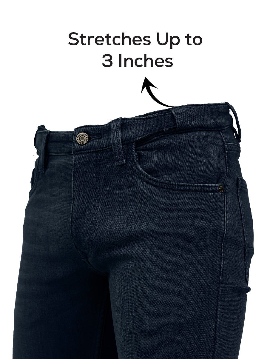 Skinny fit City Denim- Royal Navy - Image 9