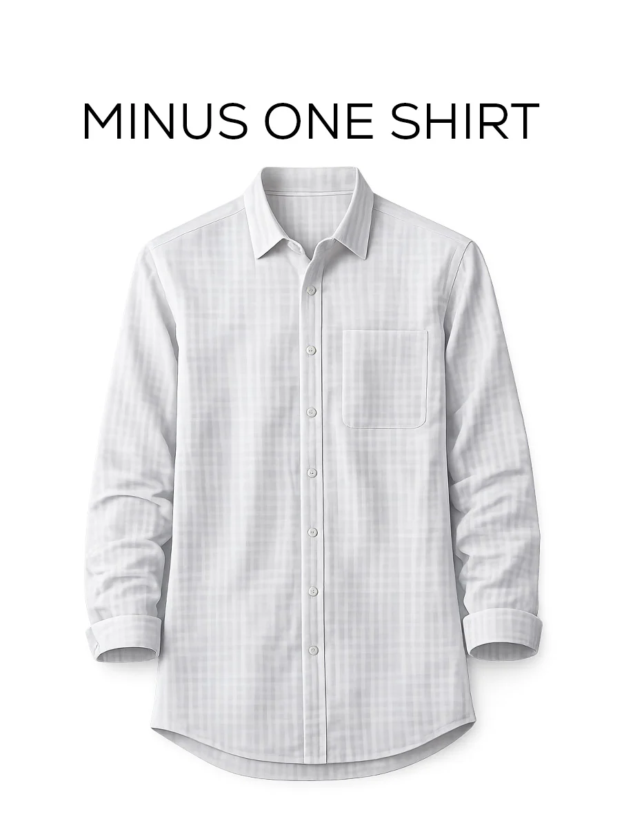 Sky Grey Striped Cotton Shirt β Regular Fit, Full Sleeves - Image 2