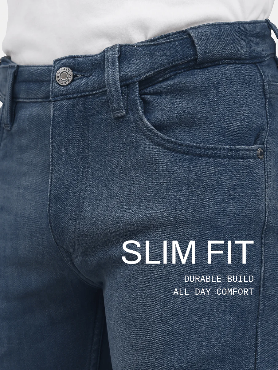 Slim fit City Denim- Alaska Dark Blue - Image 10