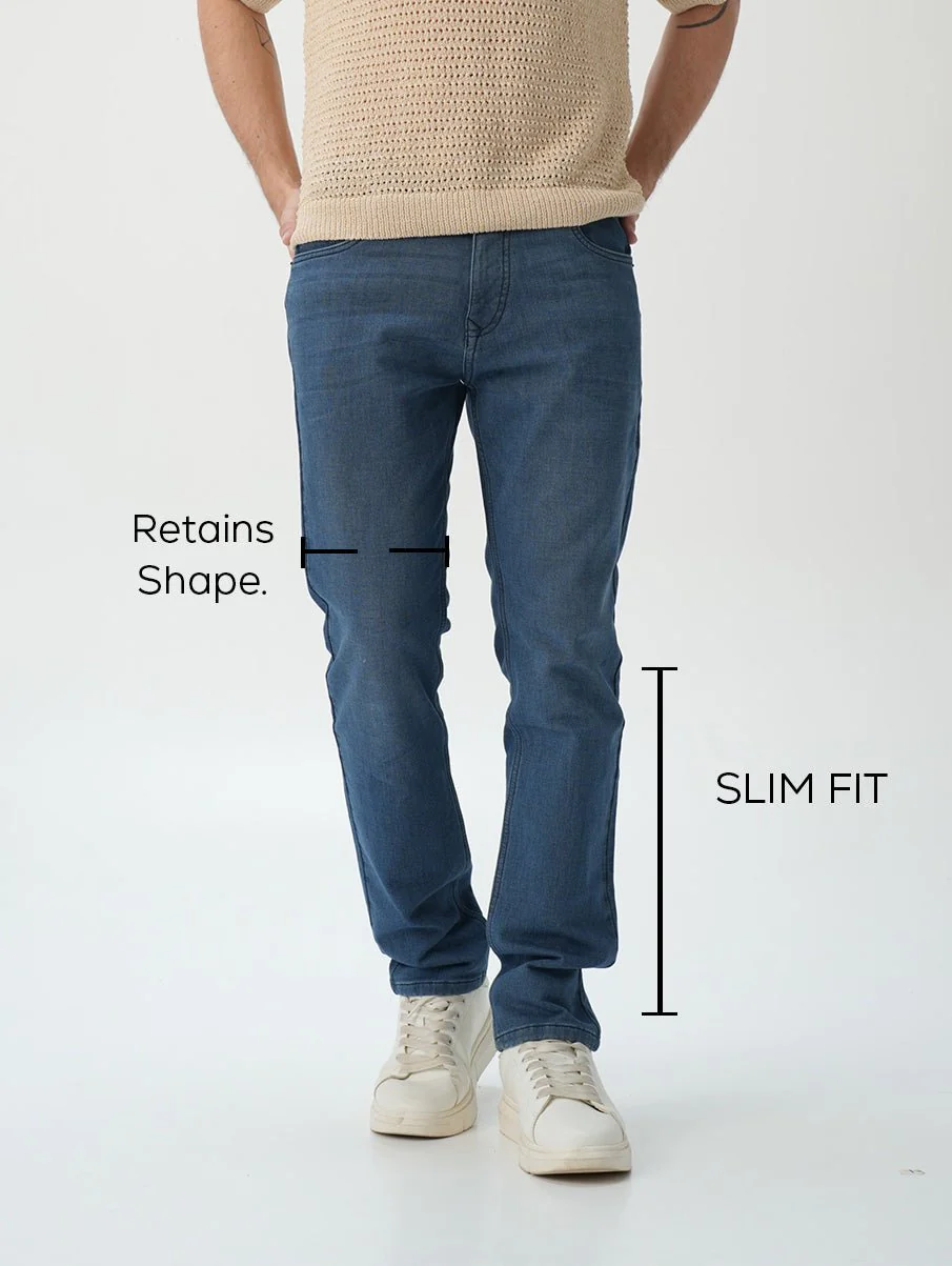 Slim fit City Denim- Alaska Dark Blue - Image 8