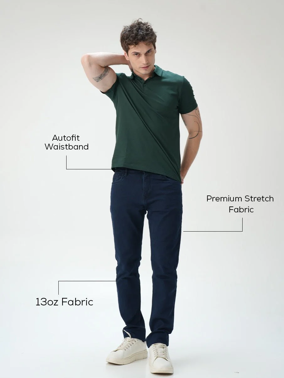 Slim fit City Denim-Jodhpur Blue - Image 6