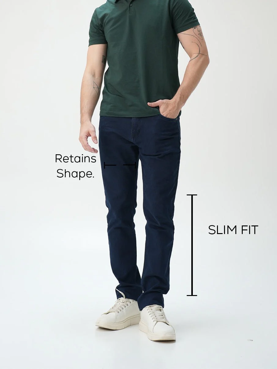 Slim fit City Denim-Jodhpur Blue - Image 8