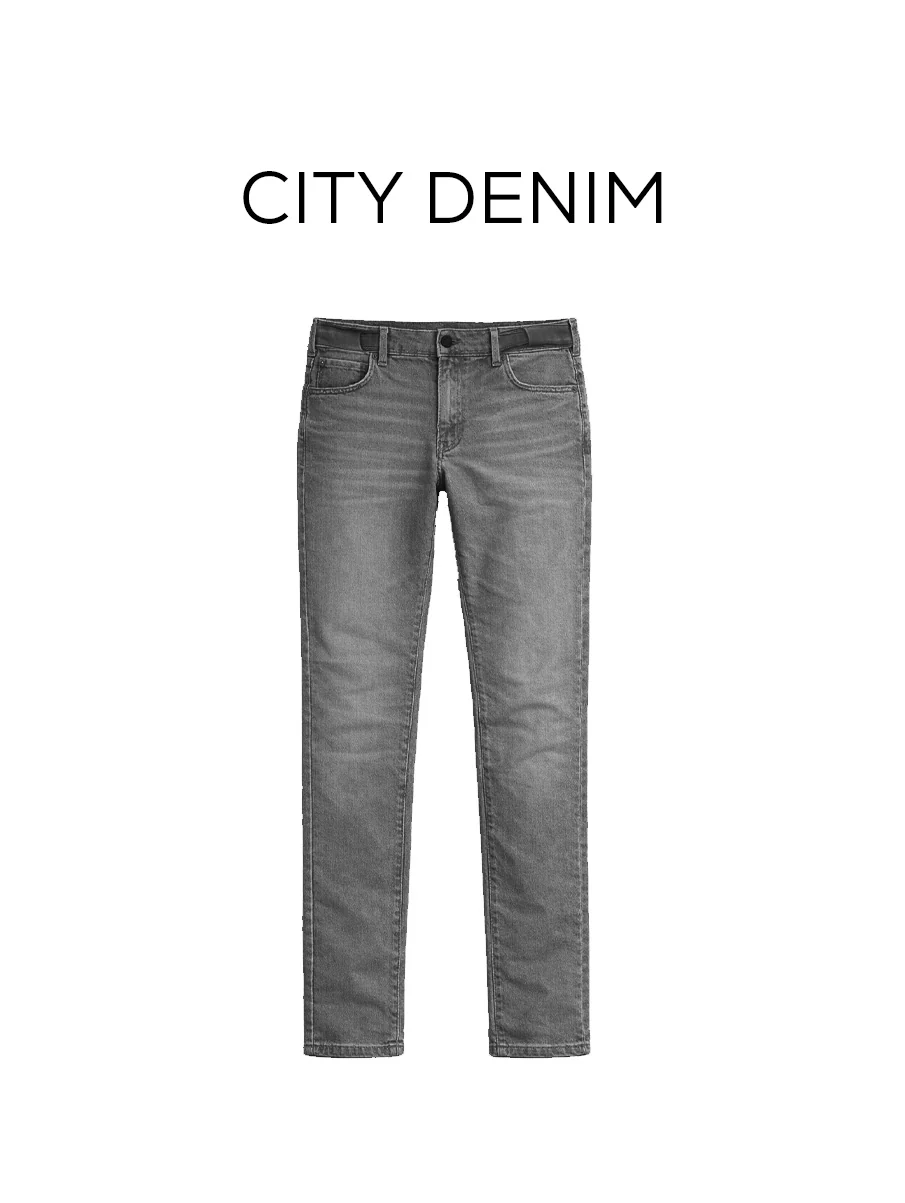 Slim fit City Denim- London Grey - Image 4