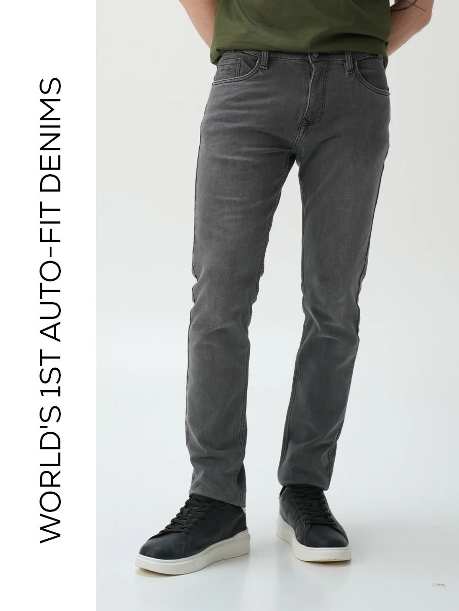 Slim fit City Denim- London Grey - Image 5