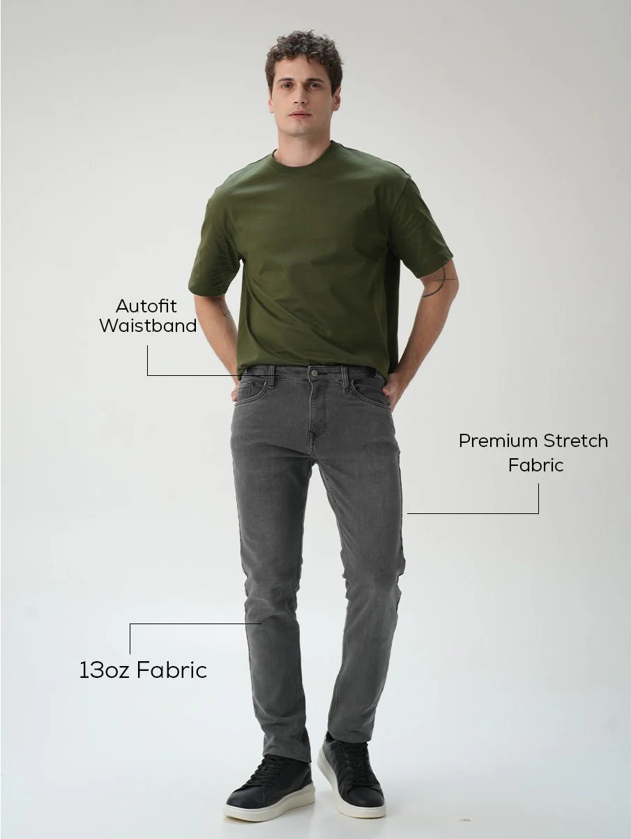Slim fit City Denim- London Grey - Image 6