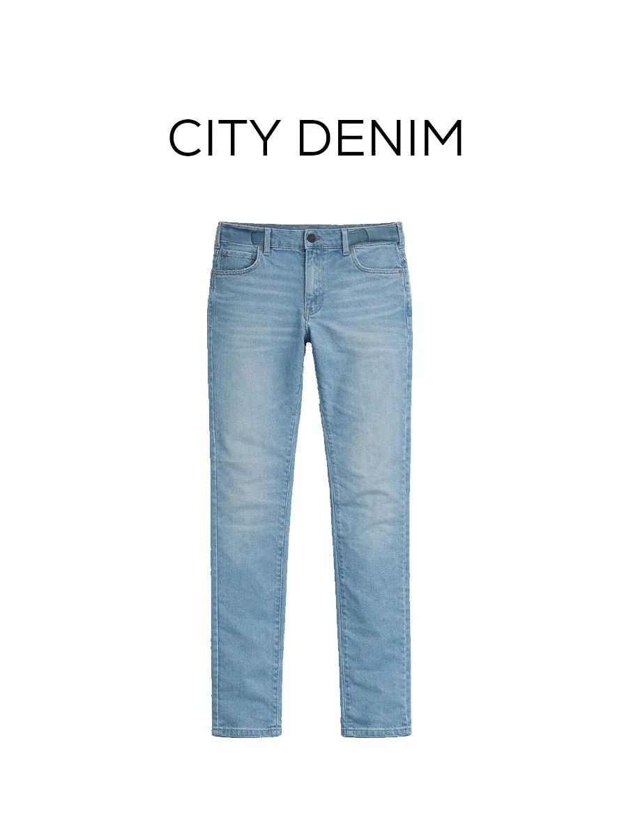 Slim fit City Denim- Santorini Blue - Image 4