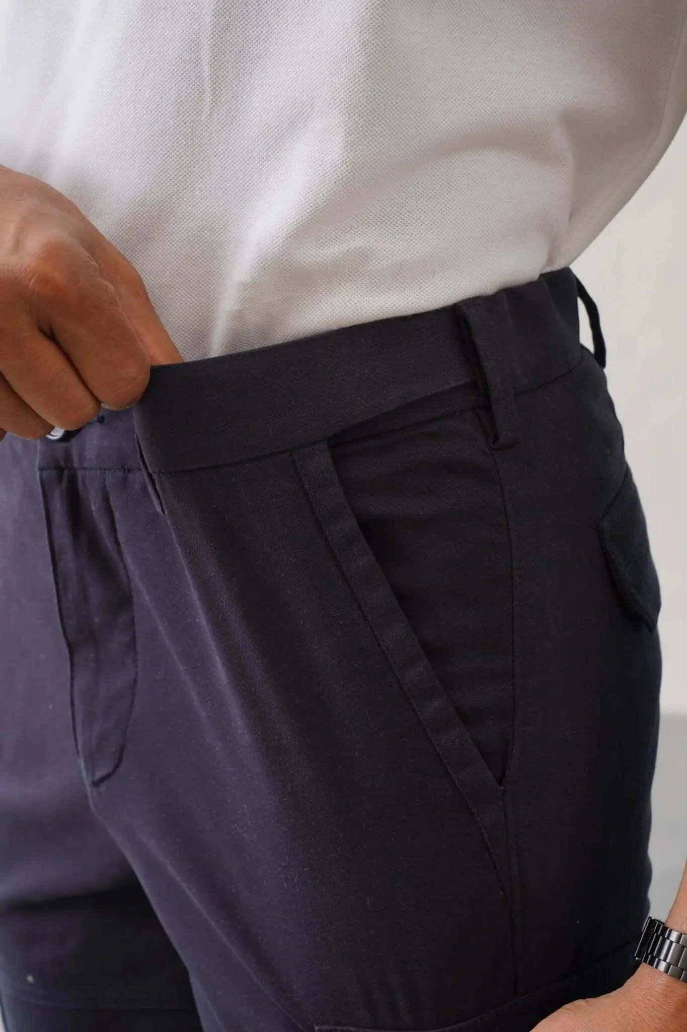 The Regular Fit Pro Cargo Pants - Navy - Image 7