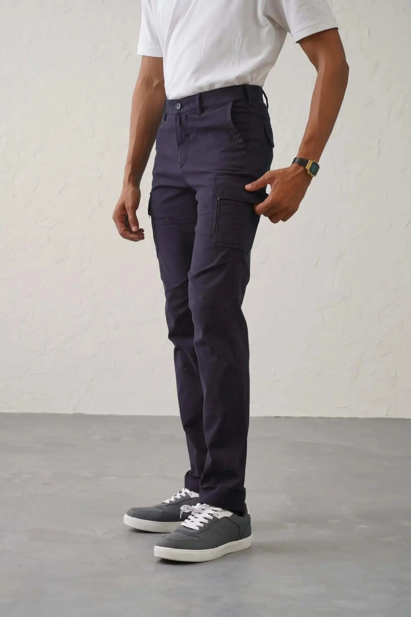 The Regular Fit Pro Cargo Pants - Navy - Image 9