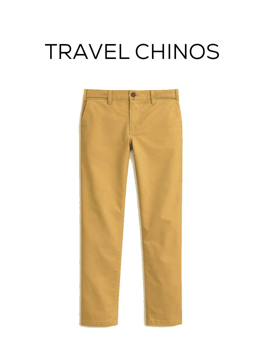 The Regular Fit Travel Chino - Khaki - Image 4