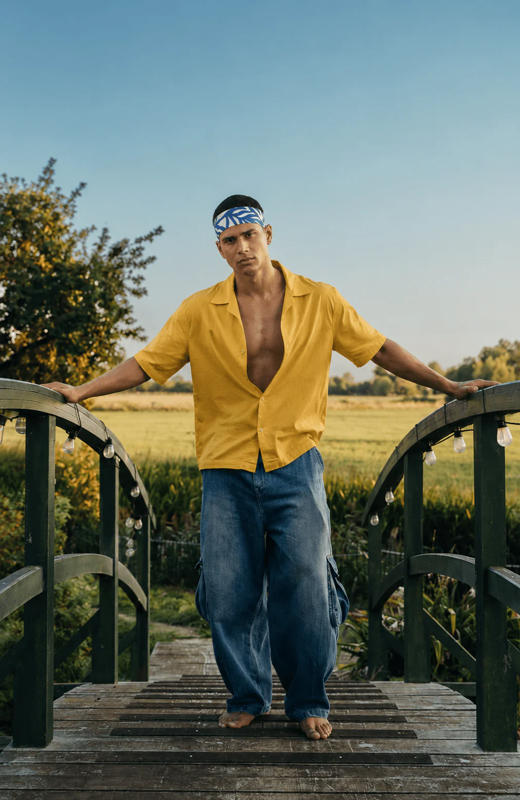 Yellow Cuban Collar Shirt β Loose Fit - Image 6